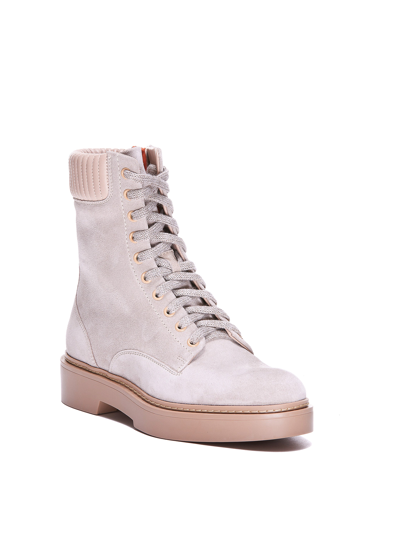 Santoni Boot In Rosado Claro