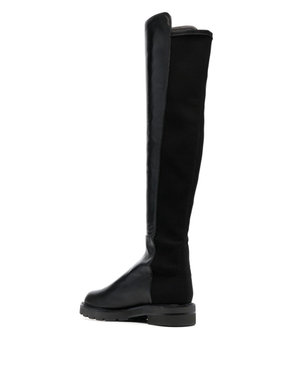 Stuart Weitzman Over-the-knee Boots With Luxurious Suede Finish And Elegant Design In Negro