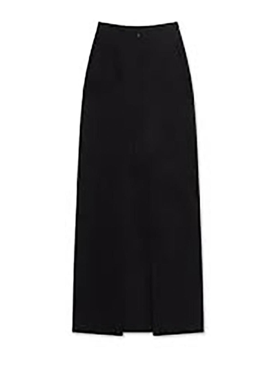 Shop Ann Demeulemeester Nathalie X-long Skirt In Negro