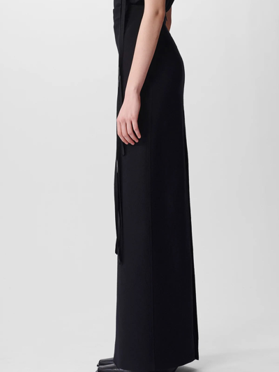 Shop Ann Demeulemeester Nathalie X-long Skirt In Negro