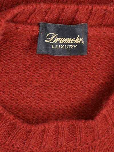 Shop Drumohr Classic Sweater In Rojo