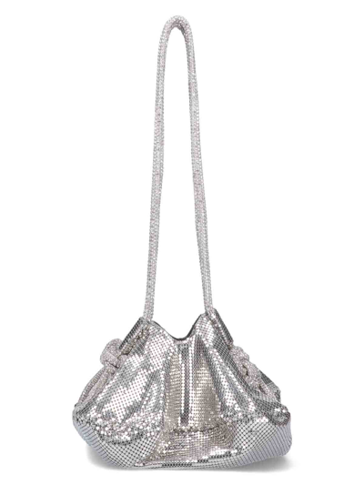 Kara Ufo Chainmail Shoulder Bag In Silver