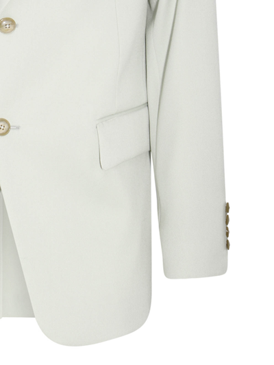 Shop Lanvin Blazer - Verde Claro In Light Green