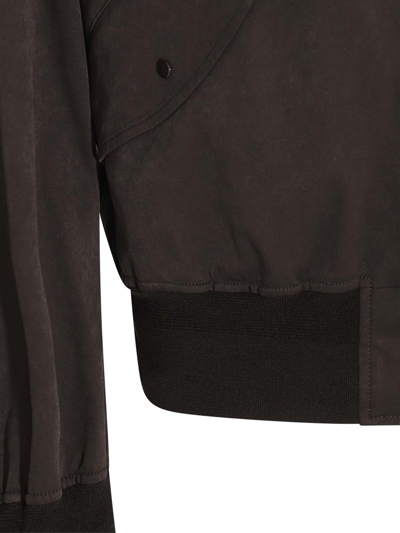 Shop Ten C Black Nylon Bomber Jacket