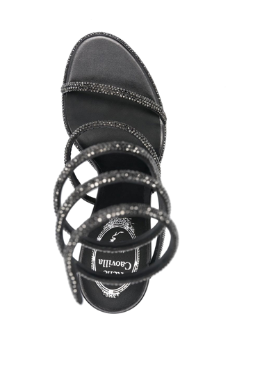 Shop René Caovilla Hemati Sandals In Grey
