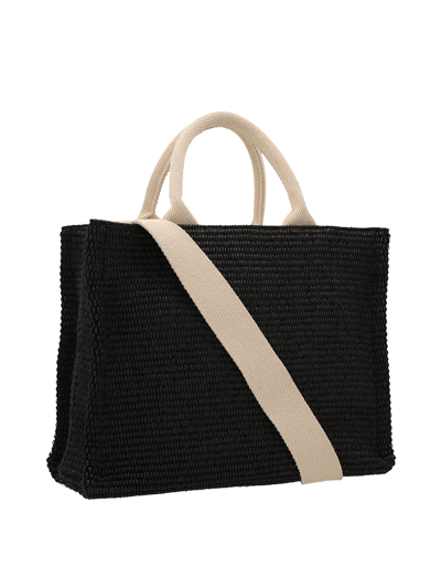 Shop Marni Shopping Mini Tote In Black