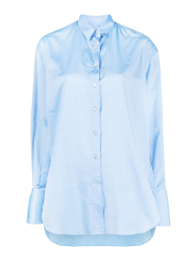 Shop Finamore 1925 Camisa - Azul Claro In Light Blue