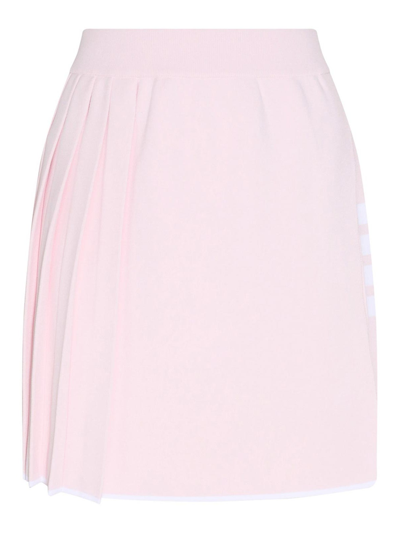Shop Thom Browne Light Pink Skirt In Color Carne Y Neutral