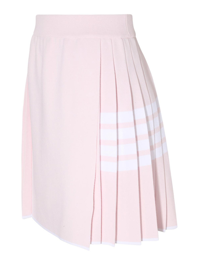 Shop Thom Browne Light Pink Skirt In Color Carne Y Neutral