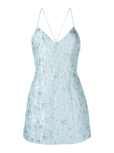 Shop Alice And Olivia Tayla Dress In Light Blue