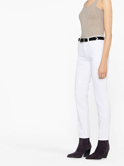 Shop Isabel Marant Straight Jeans In White