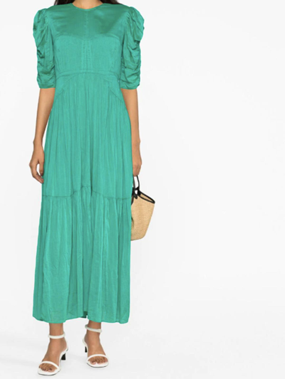 Shop Isabel Marant Dress Bealisa In Green