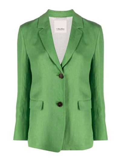 Shop 's Max Mara Sofia Jacket In Green