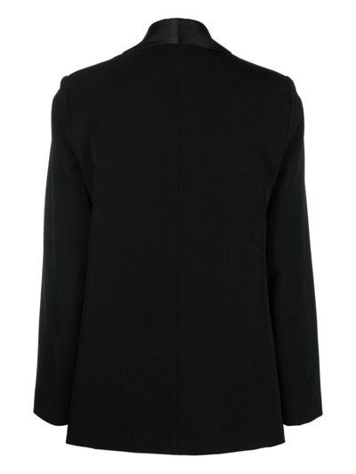 Antonelli Shawl-lapel Single-breasted Blazer In Negro