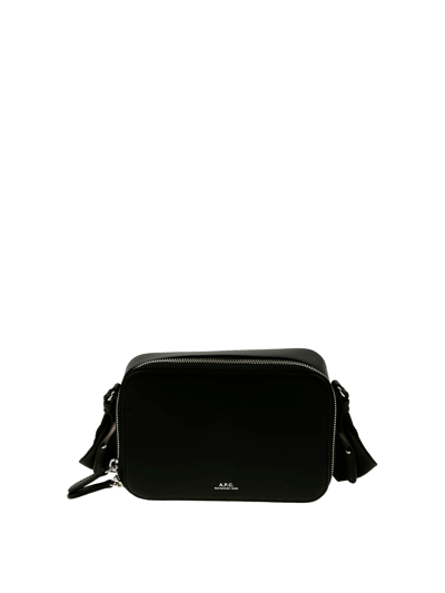 Shop Apc Soho Camera Bag In Black