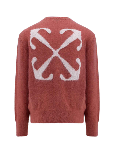 Shop Off-white Sweater In Orange