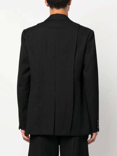 Andersson Bell Camtton Open-front Blazer In Black