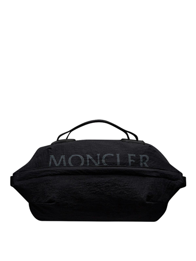 Shop Moncler `alchemy` Belt Bag In Black