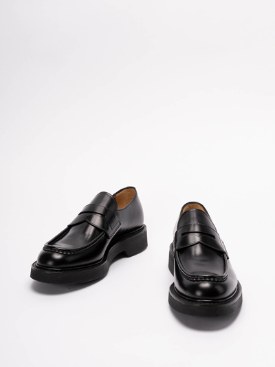 Shop Church's Lynton Leather Slip-on Shoes In Negro