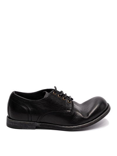 Shop Dolce & Gabbana Leather Derby Shoes In Negro