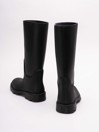 Burberry Marsh Calf-length Boots In Black