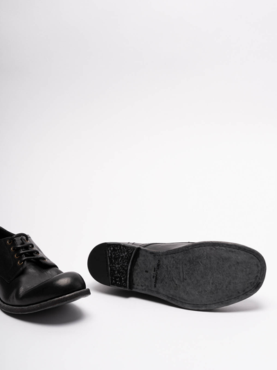Shop Dolce & Gabbana Leather Derby Shoes In Negro
