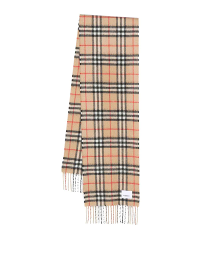 Shop Burberry Scarf In Black