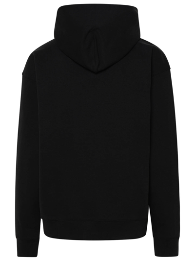 Kenzo Oversized Black Sweatshirt With Target Print In Black