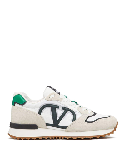 Shop Valentino V Logo Pace Low Top Sneaker In Multicolor