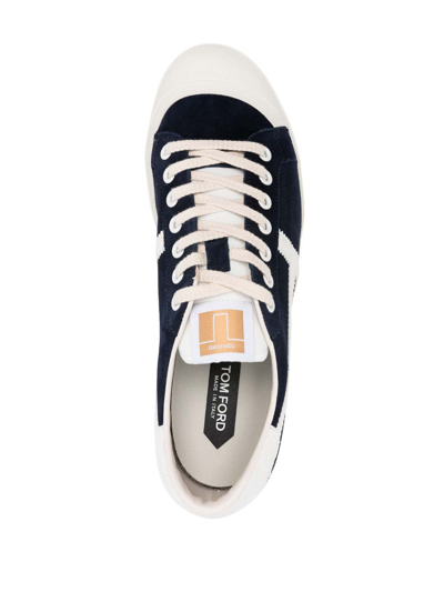Shop Tom Ford Jarvis Sneakers In Blue
