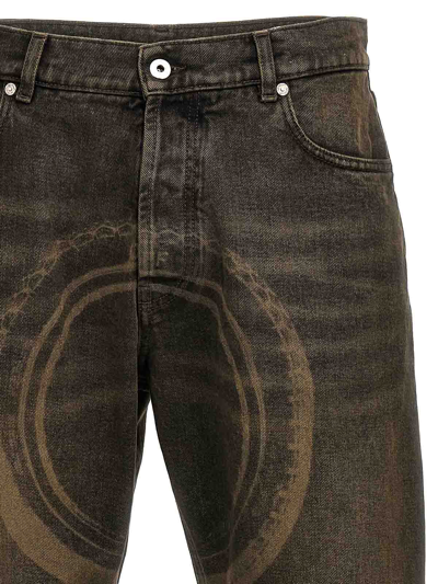 Off-white Off White 'relax Round' Jeans In Gris