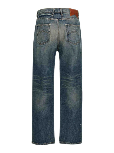 Shop Rhude Jeans Boot-cut - 90s In Blue