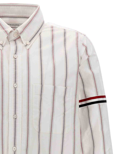 Shop Thom Browne Shirt In Multicolour