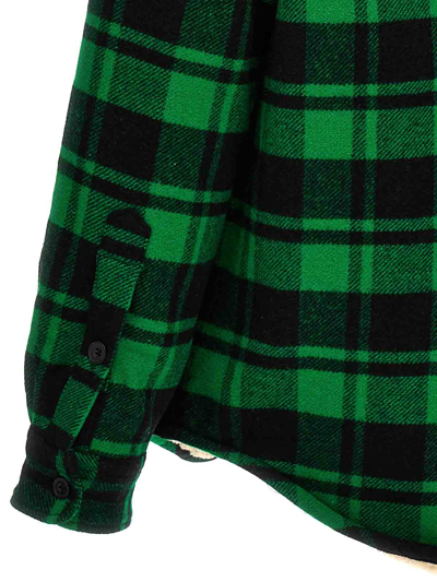 Shop Polo Ralph Lauren Check Jacket In Green