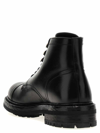 Shop Dolce & Gabbana Leather Ankle Boots In Negro