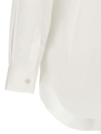 Comme Des Garçons Shirt Collaboration With Lacoste Featuring Graphic Print In Blanco