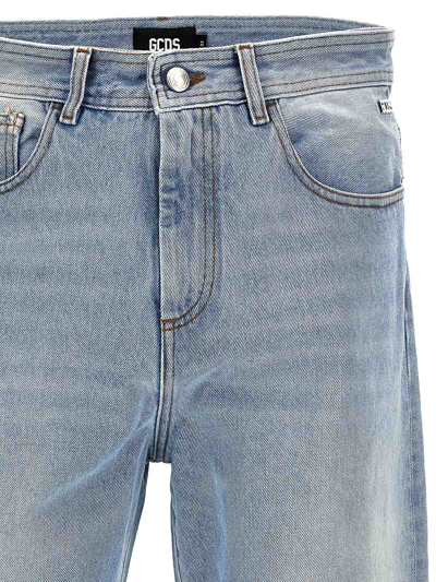 Shop Gcds Jeans Boot-cut - Azul Claro