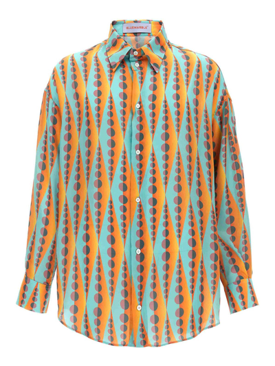 Shop Bluemarble Pop Print Shirt In Multicolor