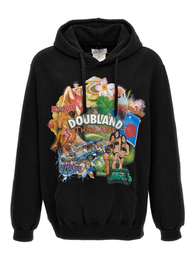 Shop Doublet Printed Hoodie In Multicolour