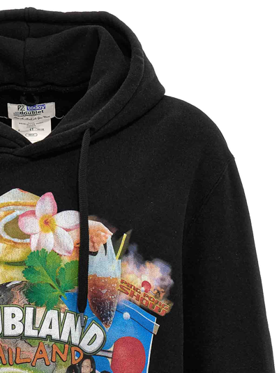 Shop Doublet Printed Hoodie In Multicolour