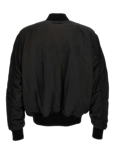 Studio Nylon Bomber Jacket In Negro