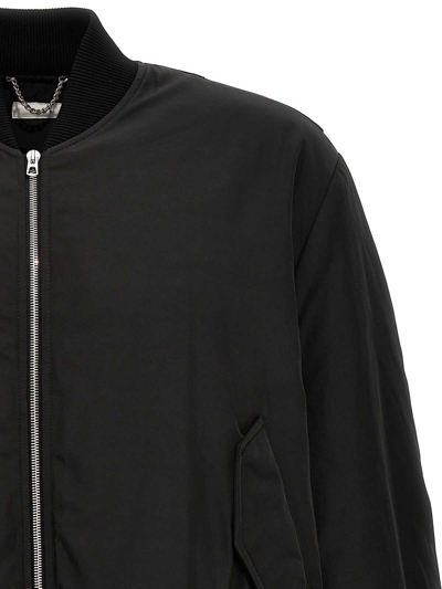 Studio Nylon Bomber Jacket In Negro