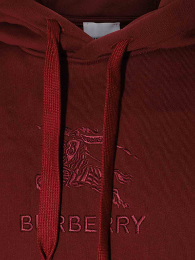 Shop Burberry Sudadera - Rojo Oscuro