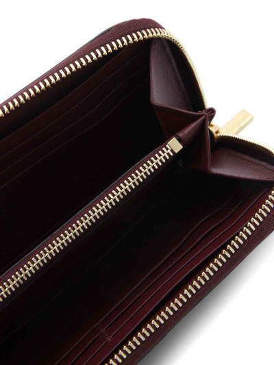 Etro Multicolour Paisley Logo Long Wallet In Brown