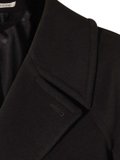 Alexander Mcqueen Wool And Cashmere Coat In Black