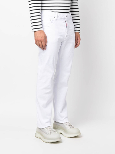 Shop Dsquared2 Jeans Boot-cut - Blanco In White