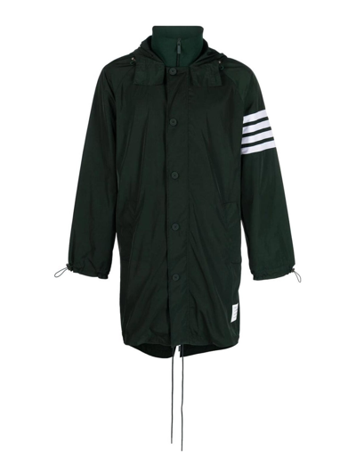 Shop Thom Browne Raglan-sleeve Parka Coat In Verde