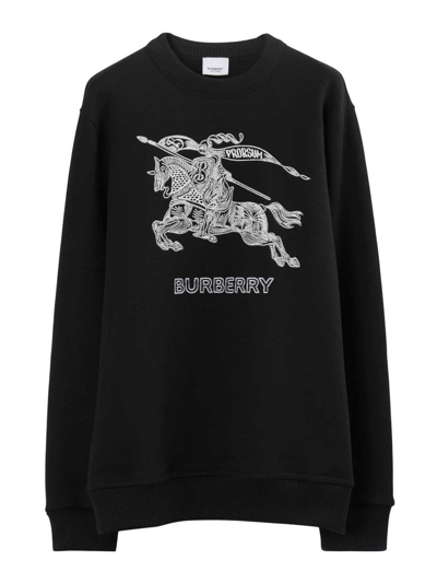 Shop Burberry Sudadera - Negro In Black