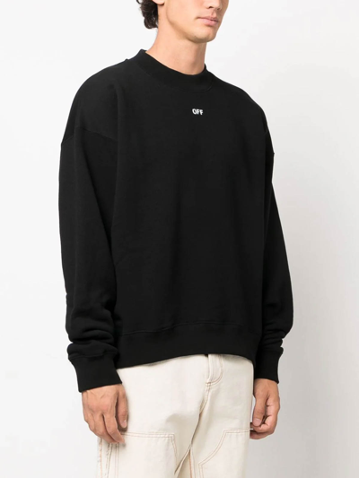 Off-white Dotted Arrow Diagonal Skate Sweatshirt In Multi