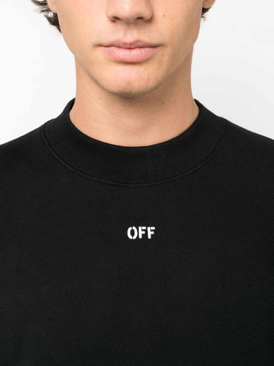 Off-white Dotted Arrow Diagonal Skate Sweatshirt In Multi